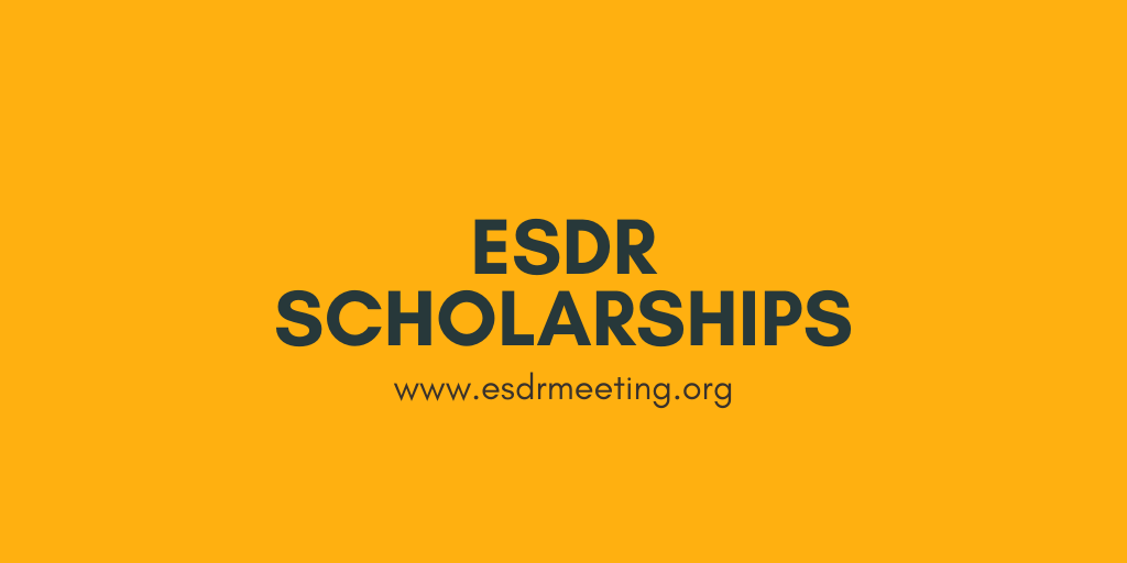 ESDR 2022 scholarship and travel grants
