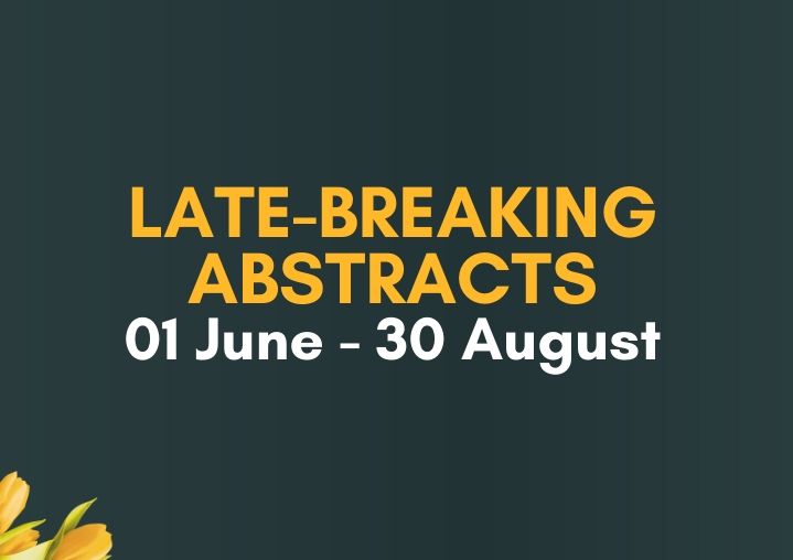 NEW: LATE-BREAKING CONCURRENT SESSION at ESDR 2022