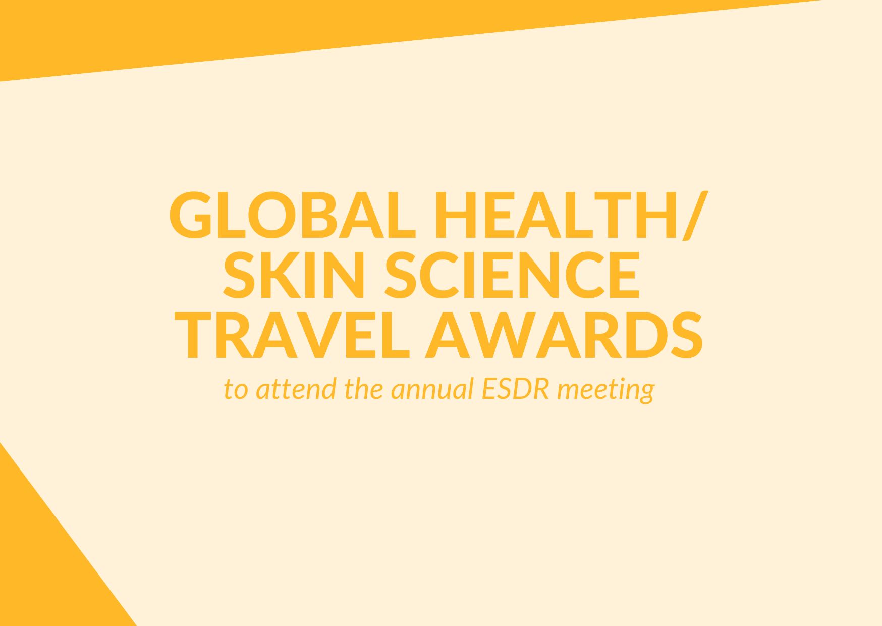 global health awards ESDR 2022